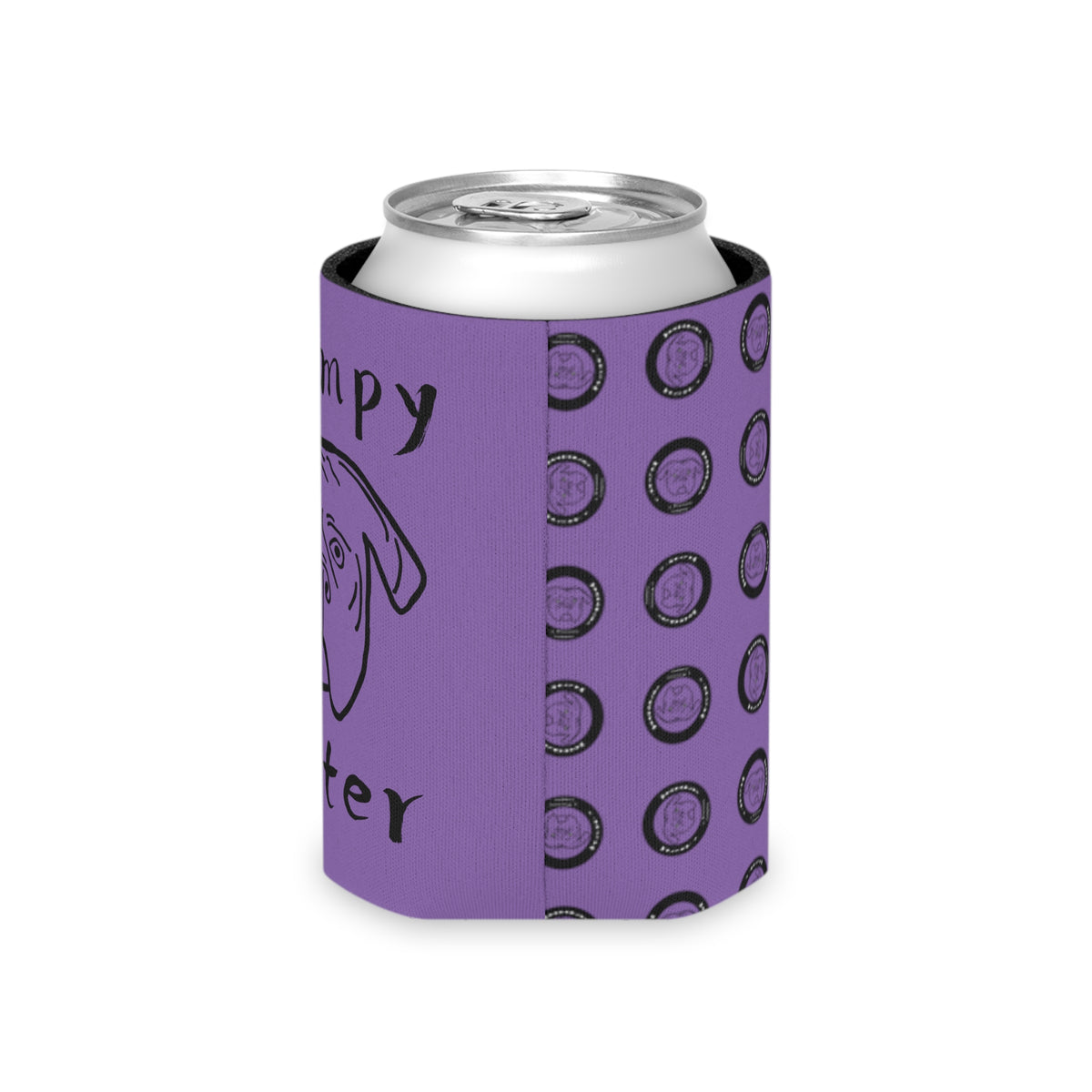 Grumpy Walter Can Cooler | Purple | Regular Can Fit