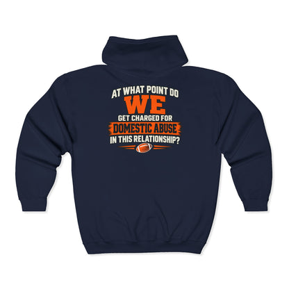 Football Relationship – Gildan 18600 Zip-Up Hoodie | 300-R1