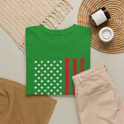 Submarine American Flag - Vertical Design T-Shirt | Unisex Graphic Tee