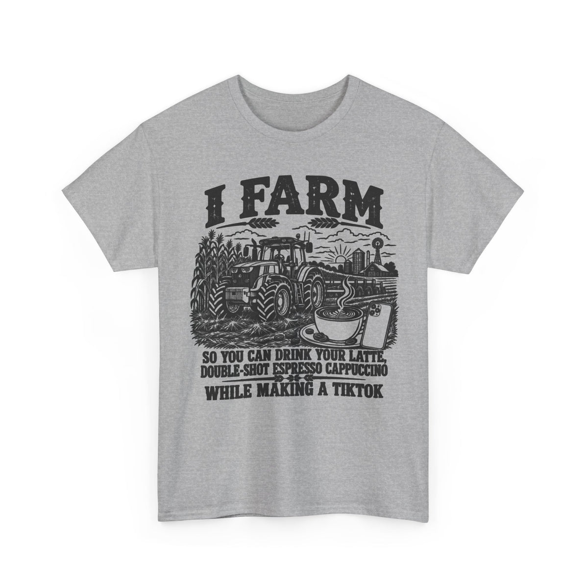 Latte and TikTok – Gildan 5000 T-Shirt | 310a