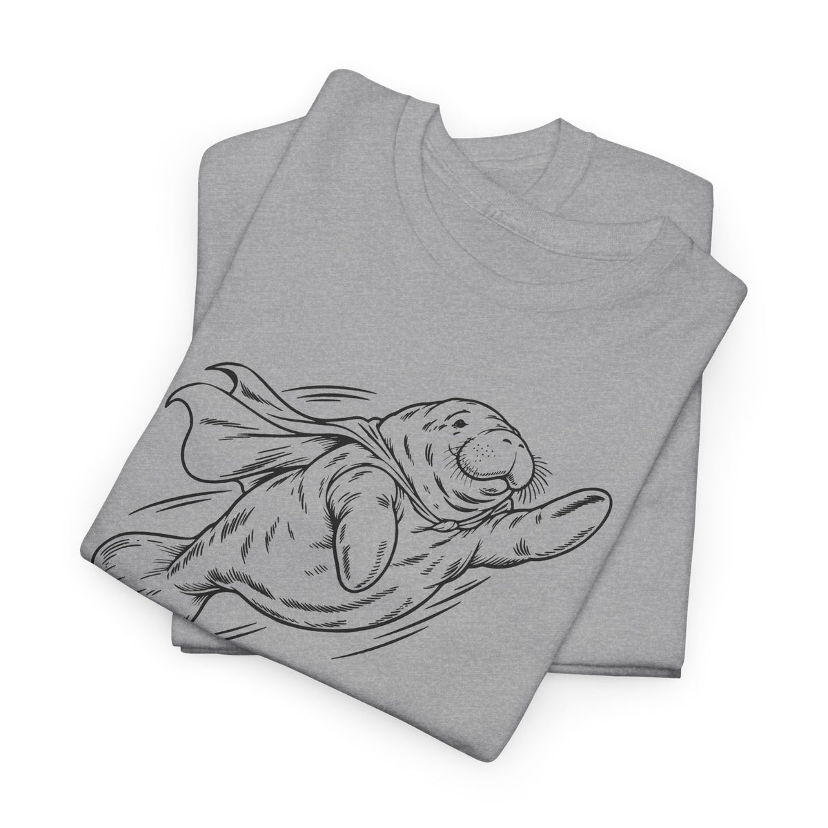 Chubby Manatee Takes Flight T-Shirt
