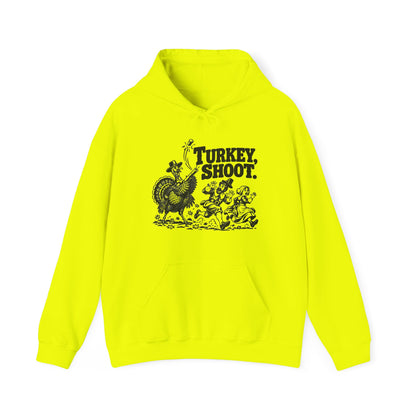 Turkey Shoot Pullover Hoodie | Thanksgiving Turkey Chase