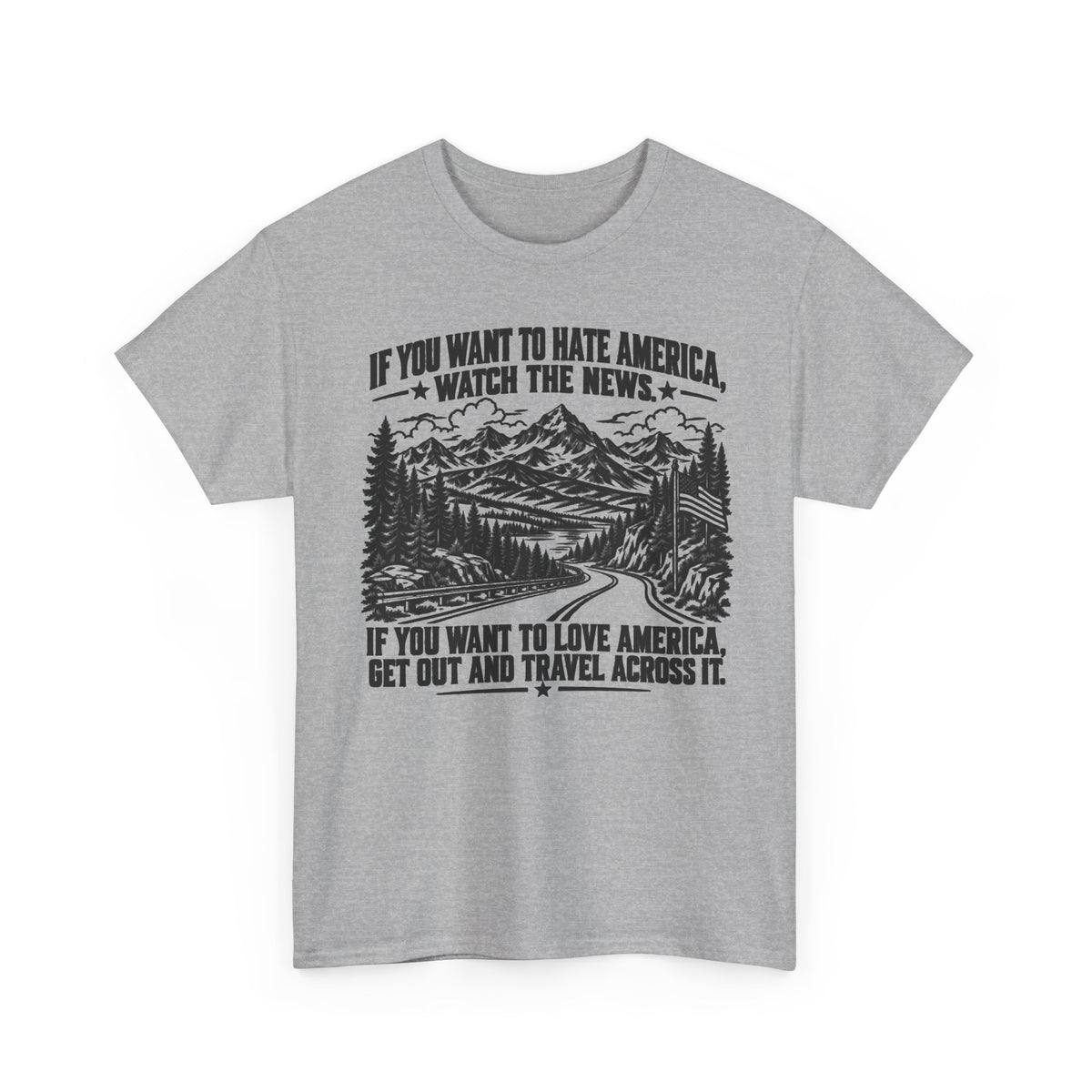 Travel America – Gildan 5000 T-Shirt | 024a