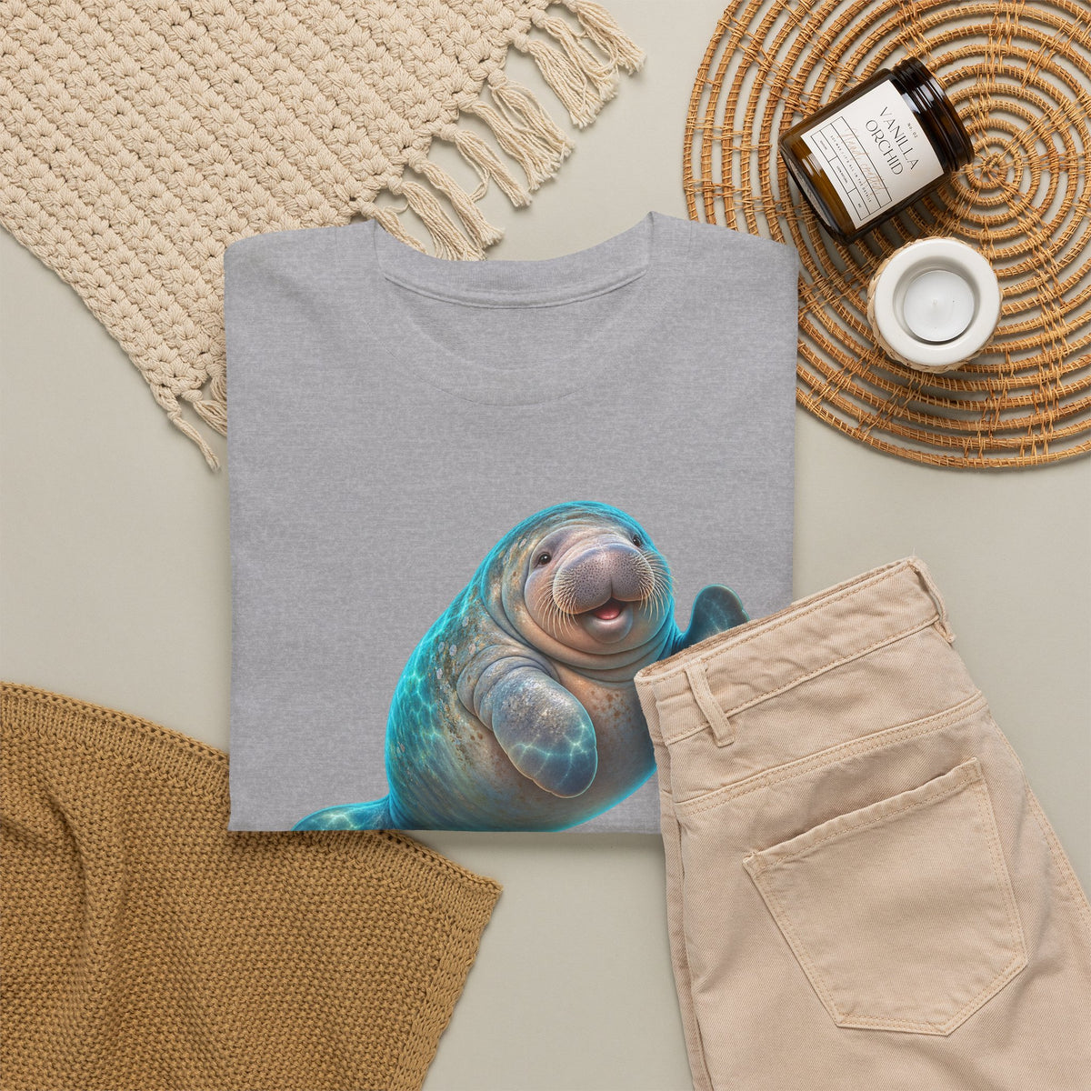 Friendly Flipper Manatee T-Shirt