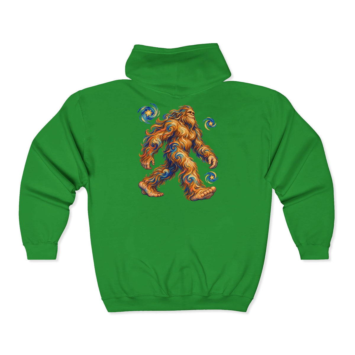 Starlit Bigfoot Wanderer Zip-Up Hoodie