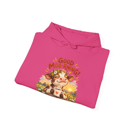 Good Moo-rning – Gildan 18500 Hoodie | 030