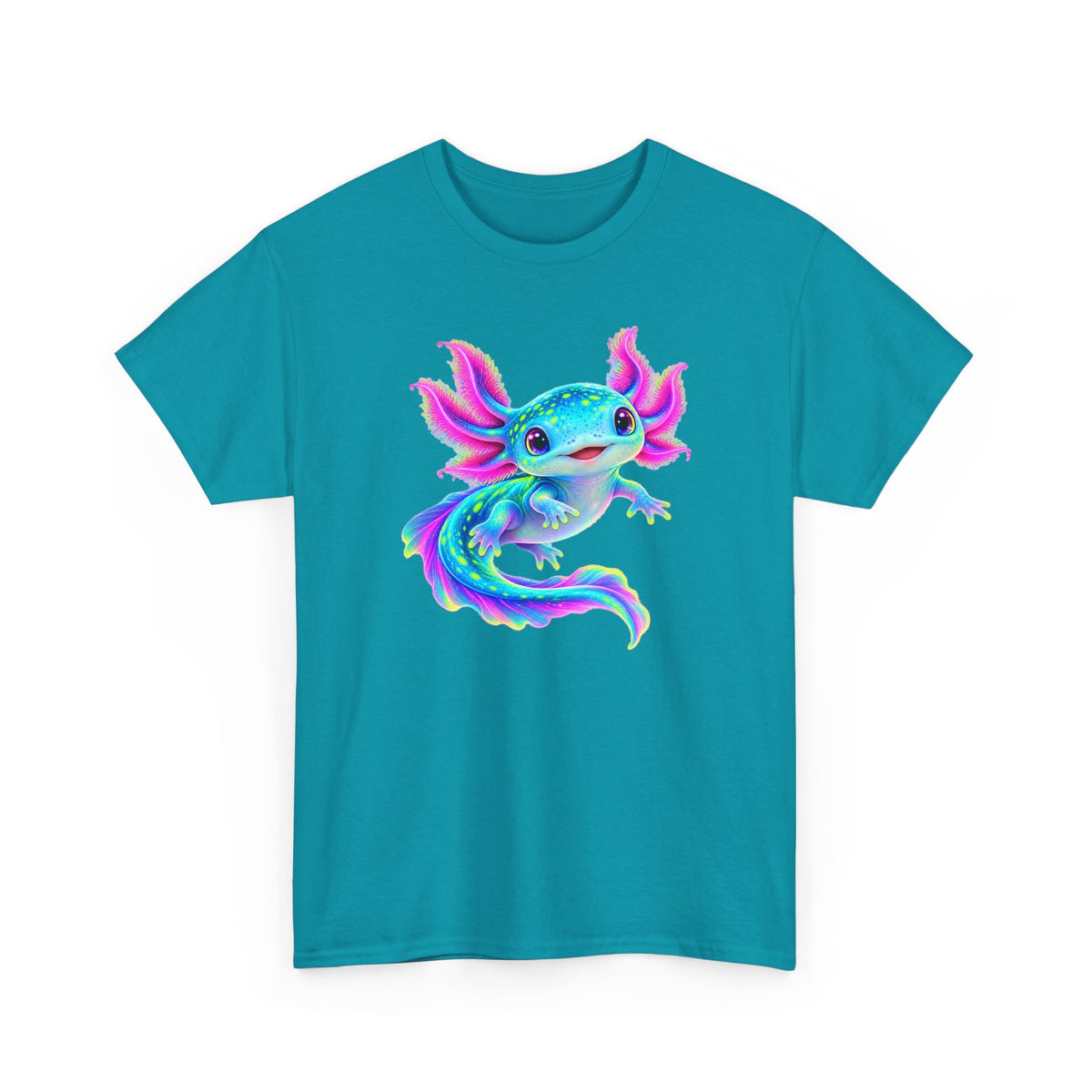 Electric Axolotl in Motion T-Shirt