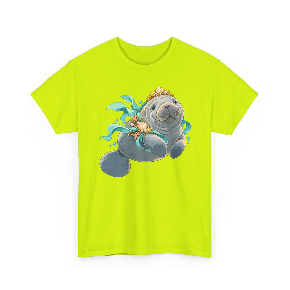 Chubby Mermaid Royalty Manatee T-Shirt