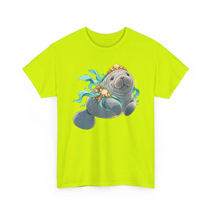 Chubby Mermaid Royalty Manatee T-Shirt