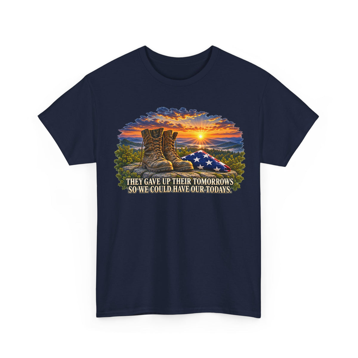 Their Tomorrows – Gildan 5000 Navy T-Shirt | 063