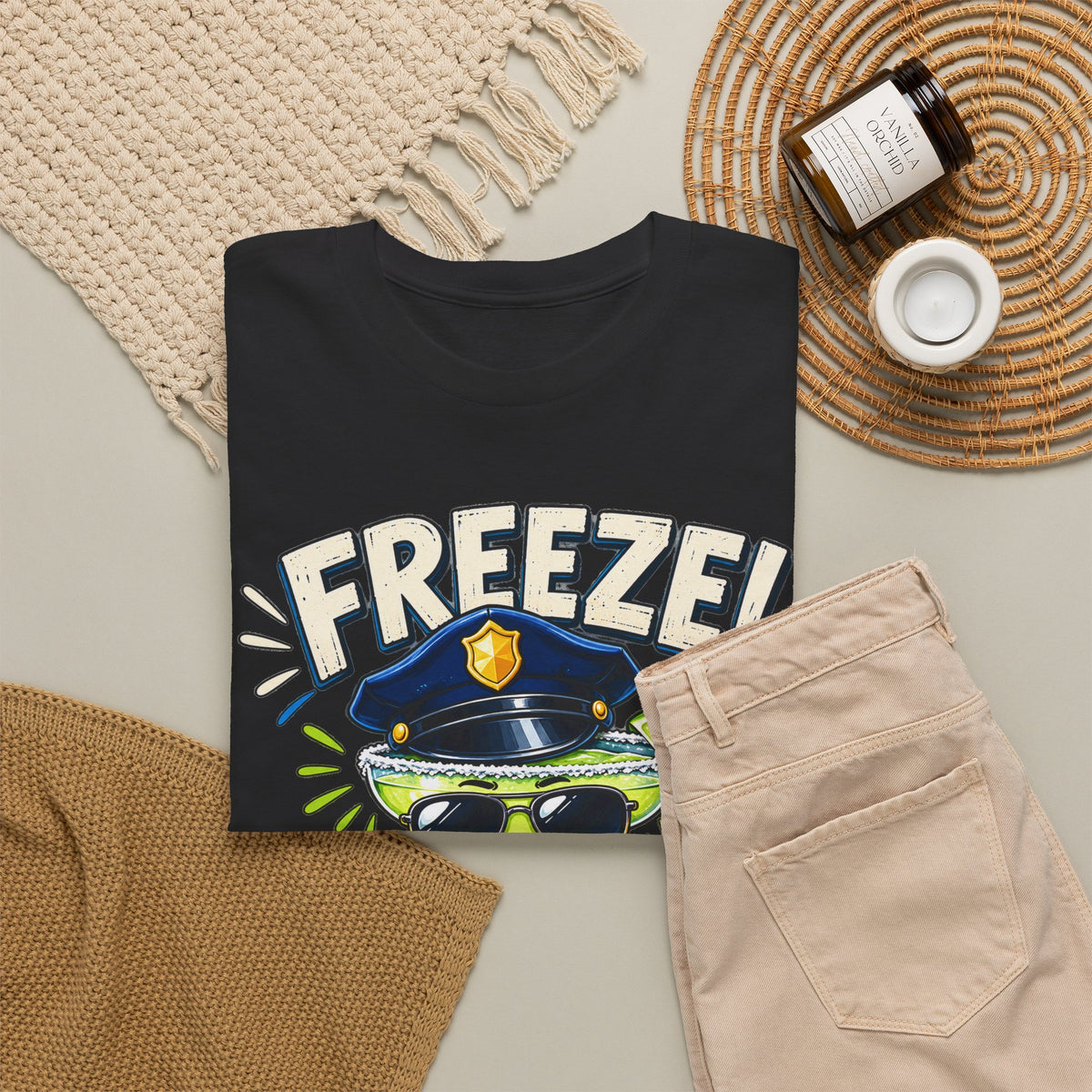 Freeze! Margarita Time – Gildan 5000 T-Shirt | 105