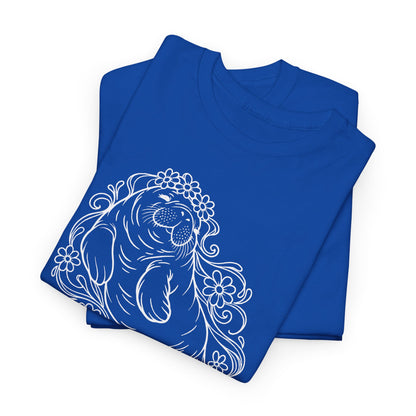 Dreamy flower-crowned manatee T-Shirt