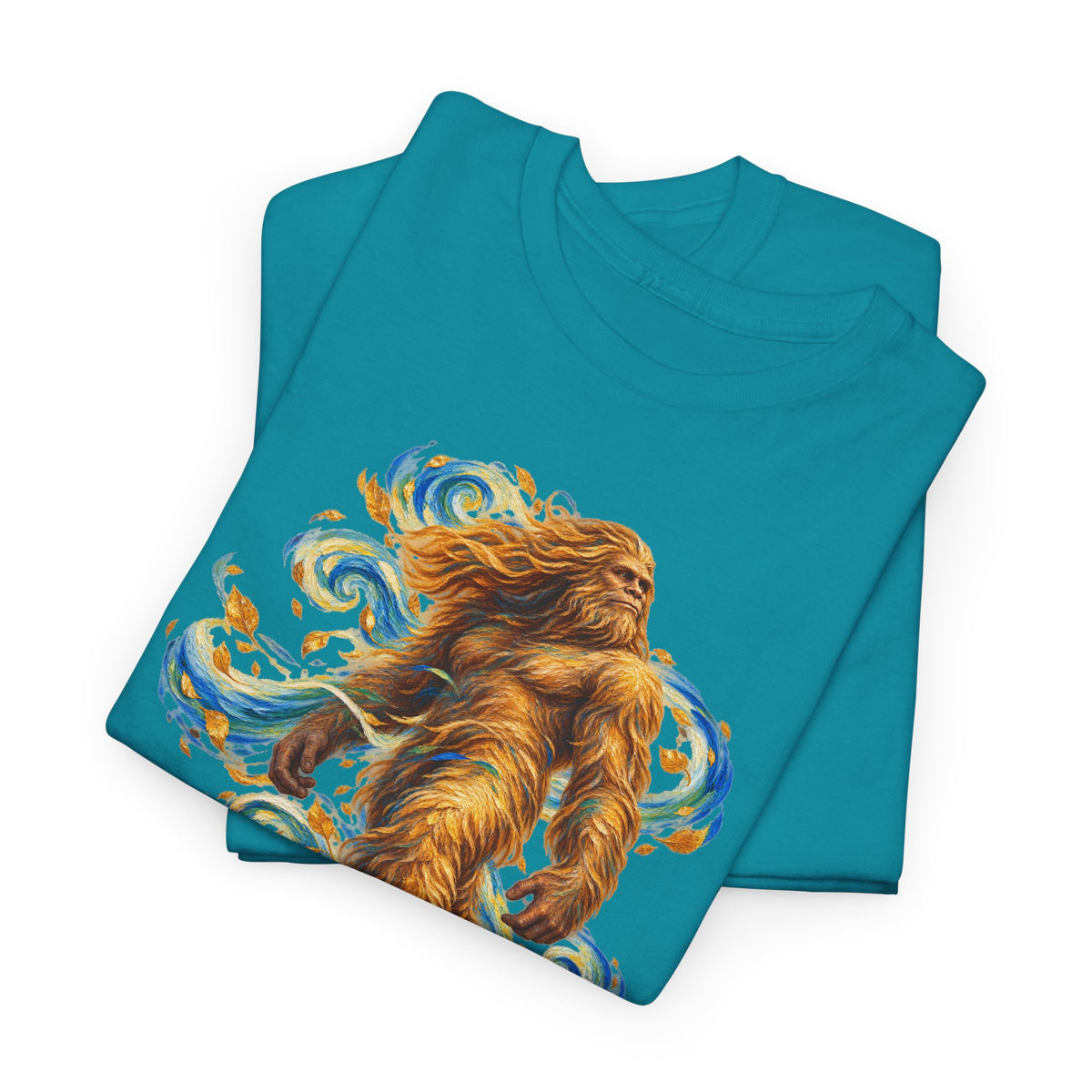 Golden Wind Sasquatch Portrait T-Shirt