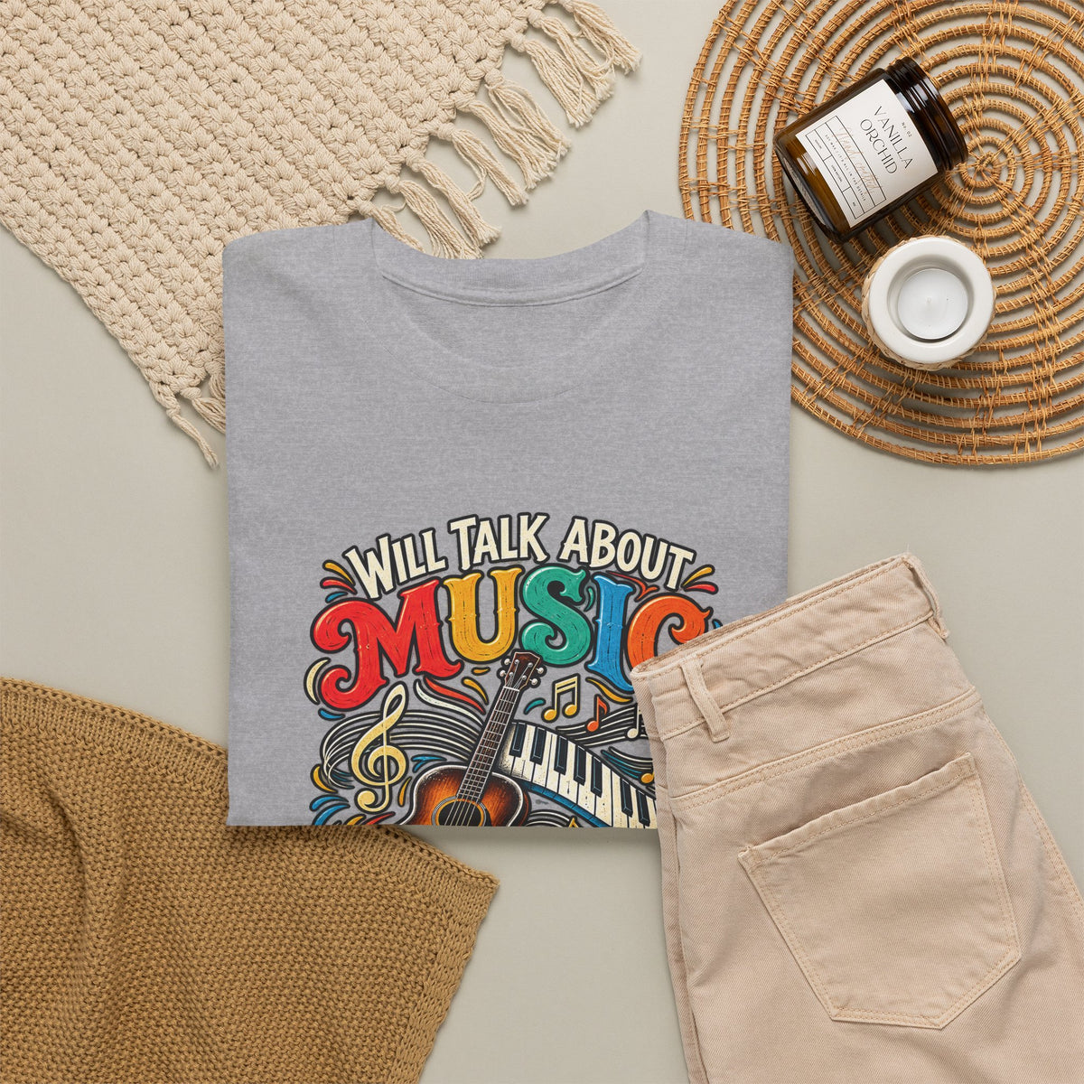 Will Talk About Music – Gildan 5000 T-Shirt | 021