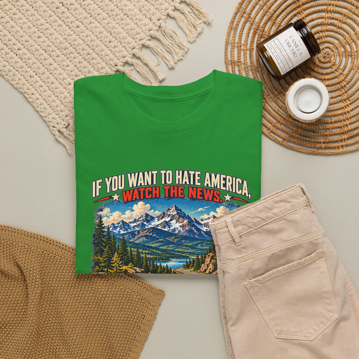 Travel America – Gildan 5000 T-Shirt | 024