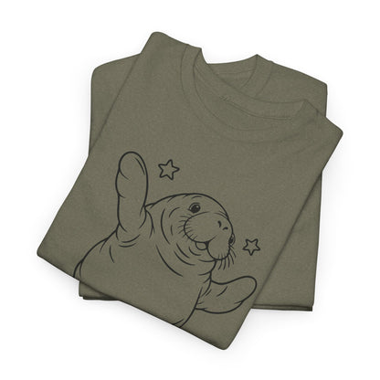 Chubby Mermaid Sea Cow Stretch Manatee T-Shirt