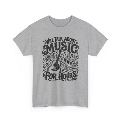Will Talk About Music – Gildan 5000 T-Shirt | 021a