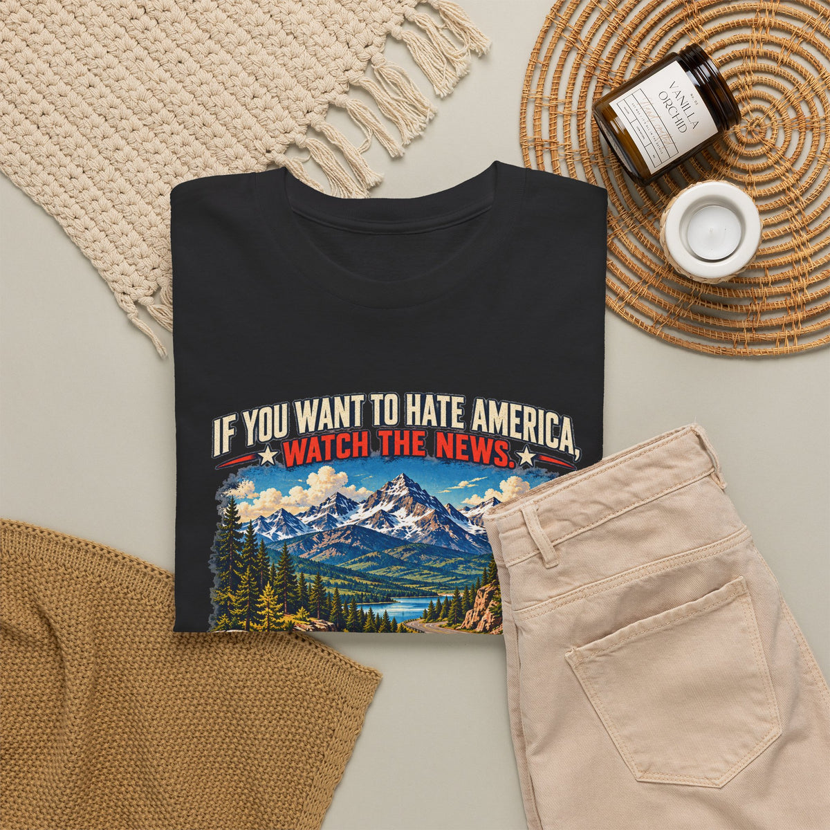 Travel America – Gildan 5000 T-Shirt | 024