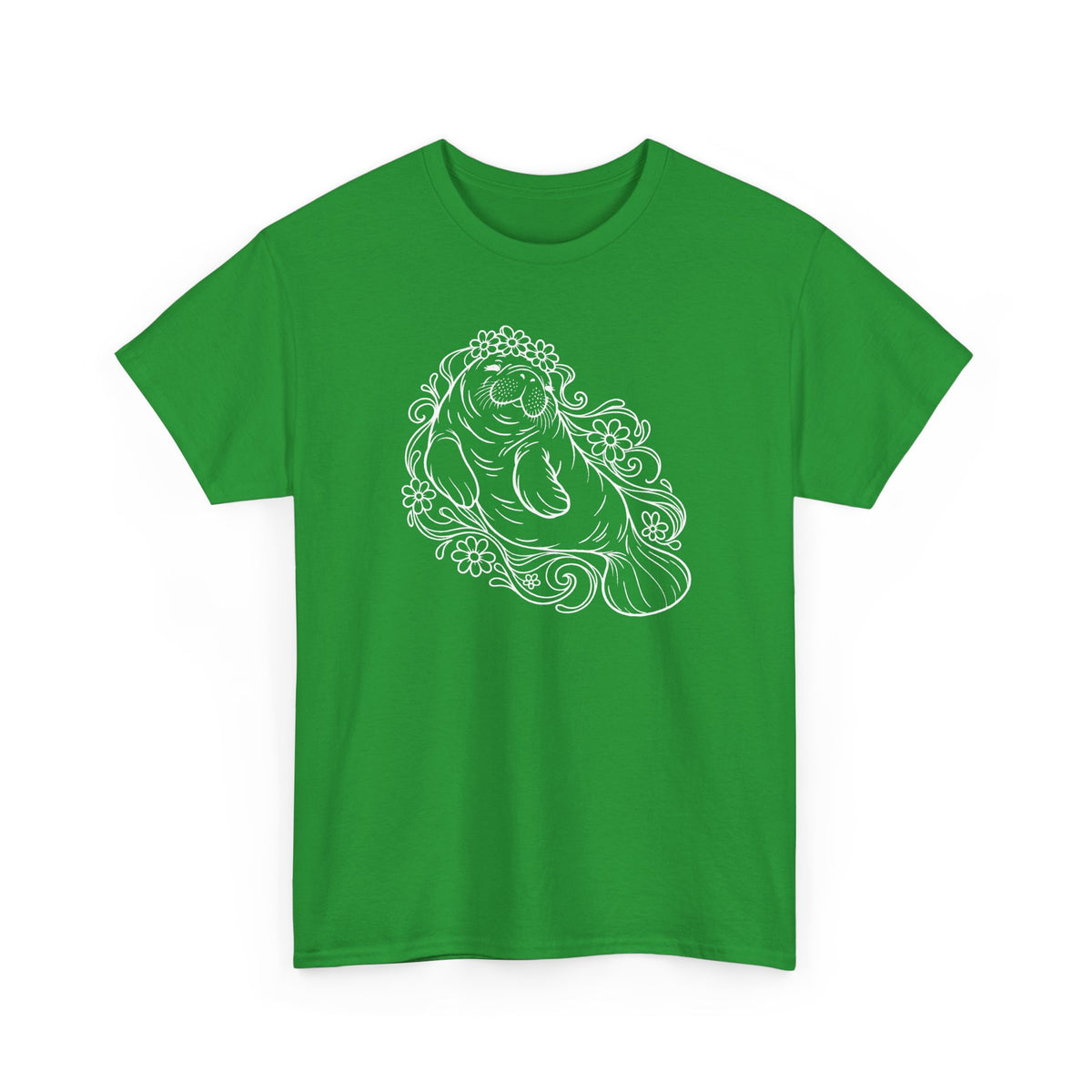 Dreamy flower-crowned manatee T-Shirt