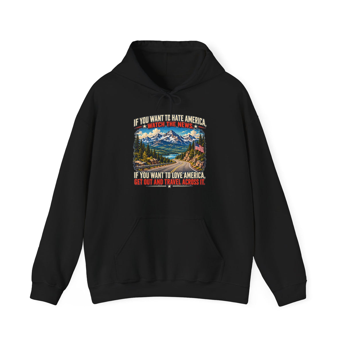 Travel America – Gildan 18500 Hoodie | 024