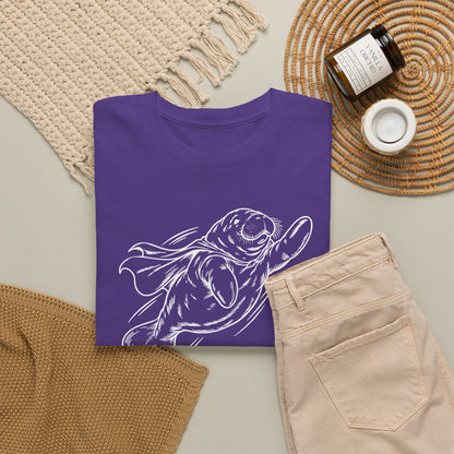 Chubby Manatee Takes Flight T-Shirt