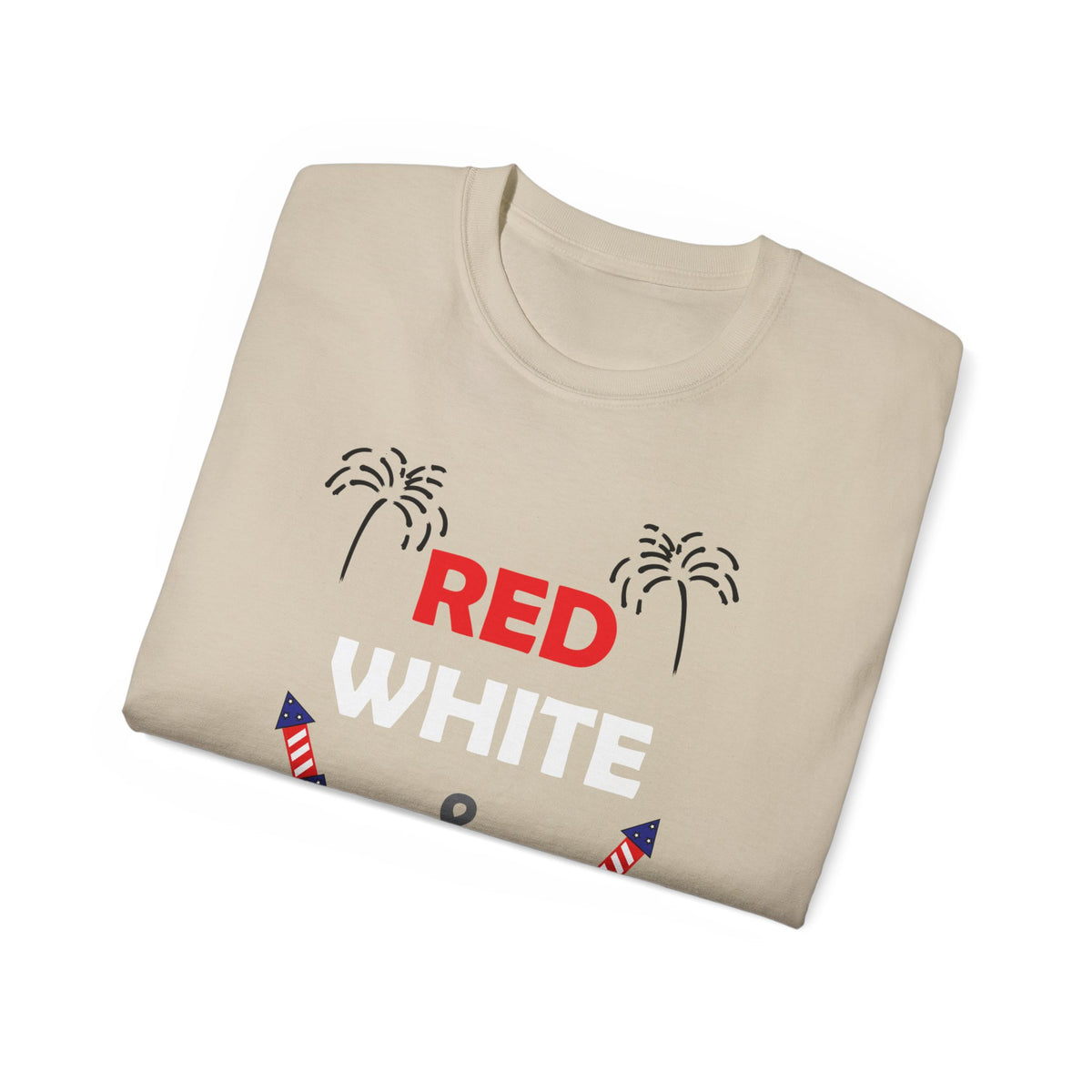 Red White & Bang T-Shirt | Fourth of July Fireworks Tee