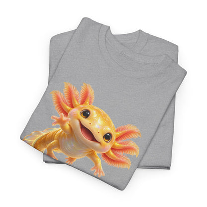 Golden Axolotl with Peach Gills T-Shirt