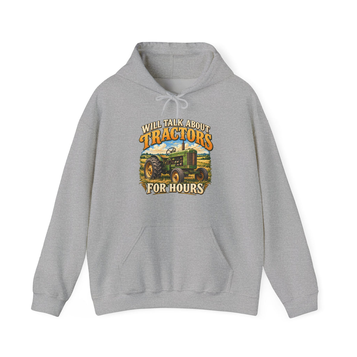 Will Talk About Tractors – Gildan 18500 Hoodie | 015
