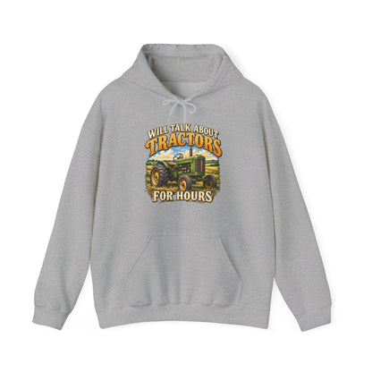 Will Talk About Tractors – Gildan 18500 Hoodie | 015