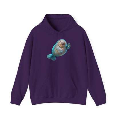 Friendly Flipper Manatee Pullover Hoodie
