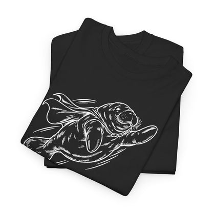 Chubby Manatee Takes Flight T-Shirt