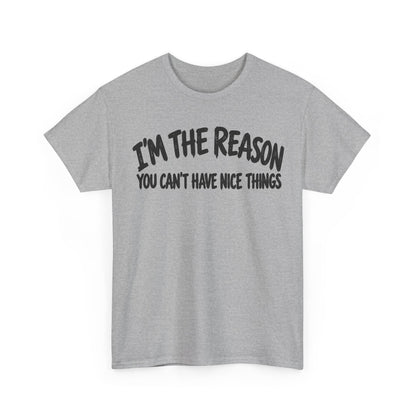 257-R1 I’m the Reason You Can’t Have Nice Things — Gildan 5000 T-Shirt