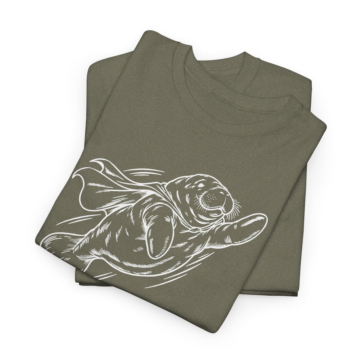 Chubby Manatee Takes Flight T-Shirt