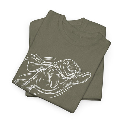Chubby Manatee Takes Flight T-Shirt