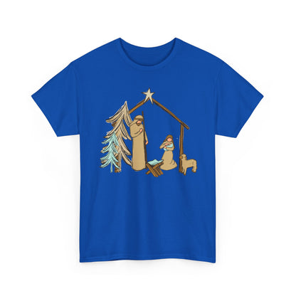 Nativity Llama Christmas T-Shirt | Festive Animal Graphic Tee