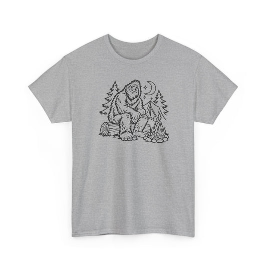 Airy Bigfoot Pine Forest Print T-Shirt