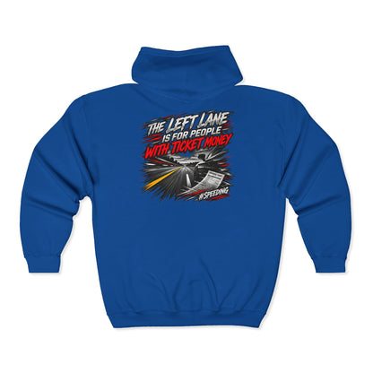 Ticket Money – Gildan 18600 Zip-Up Hoodie | 008