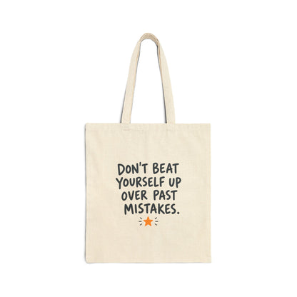Past and Future Mistakes – Cotton Canvas Tote Bag | 012