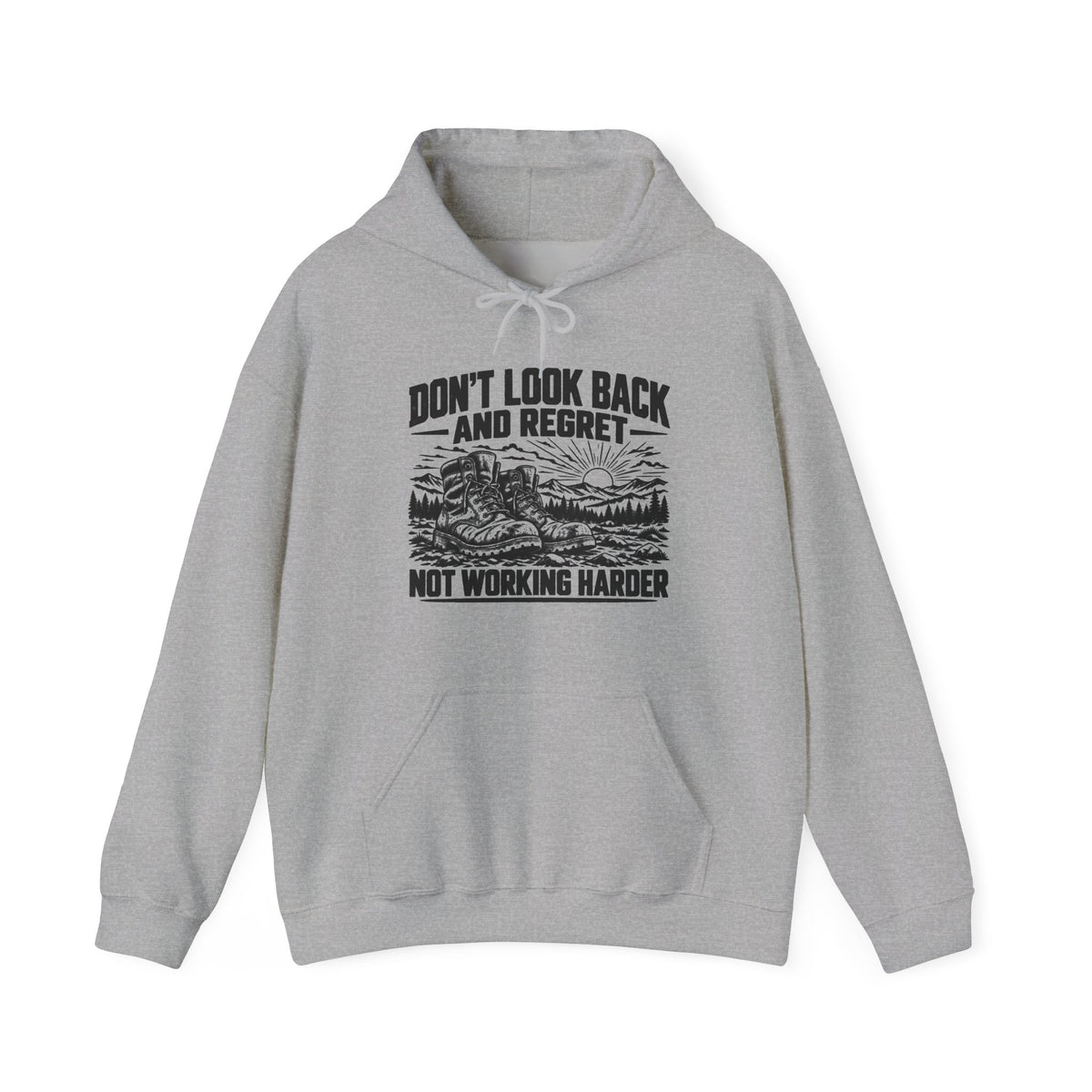 Work Harder – Gildan 18500 Hoodie | 040a