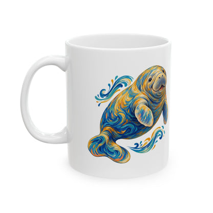 Golden Drift Manatee Mug