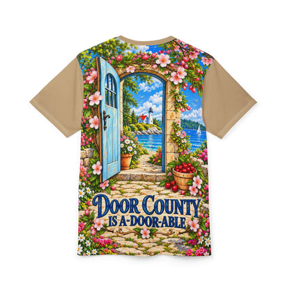 Door County Is A-Door-Able – Sand Mullet AOP T-Shirt | 198c