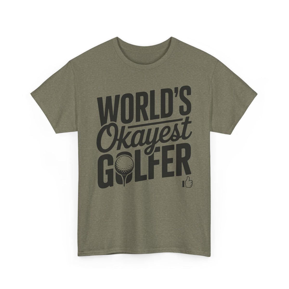 World’s Okayest Golfer T-Shirt | Funny Golf Gift Tee