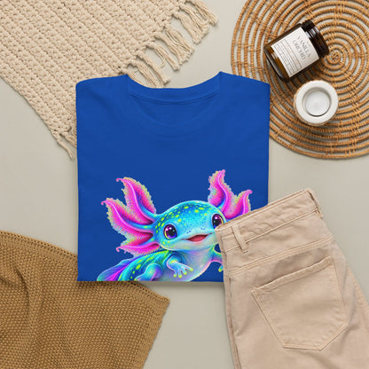 Electric Axolotl in Motion T-Shirt