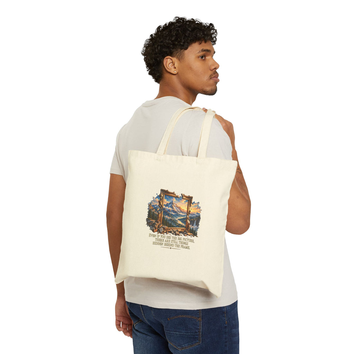 Behind the Frame – Cotton Canvas Tote Bag | 010