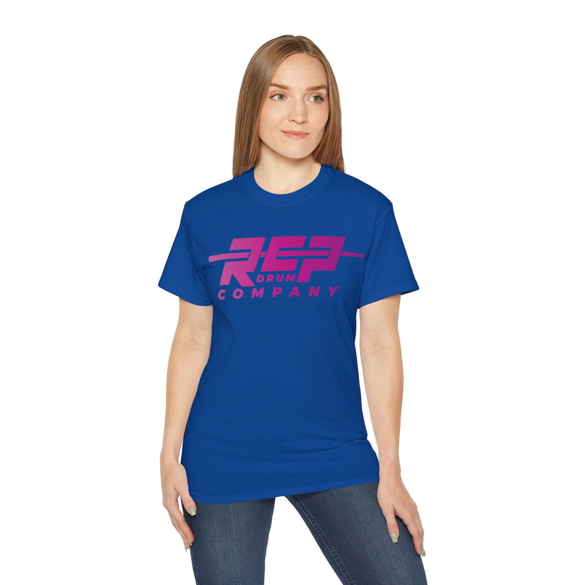 RCP Drum Company T-Shirt | Pink Logo