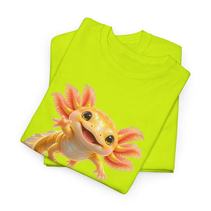 Golden Axolotl with Peach Gills T-Shirt