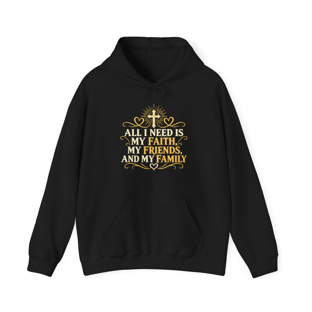 Faith Friends Family – Gildan 18500 Hoodie | 013