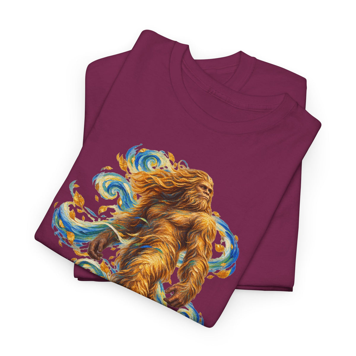 Golden Wind Sasquatch Portrait T-Shirt