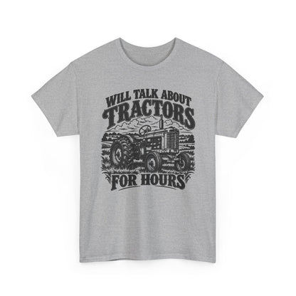 Will Talk About Tractors – Gildan 5000 T-Shirt | 015a