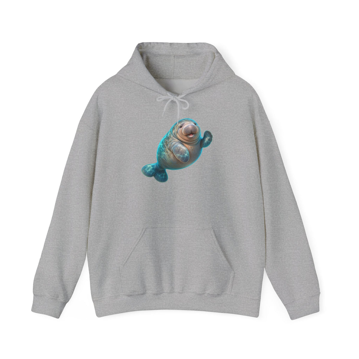 Friendly Flipper Manatee Pullover Hoodie